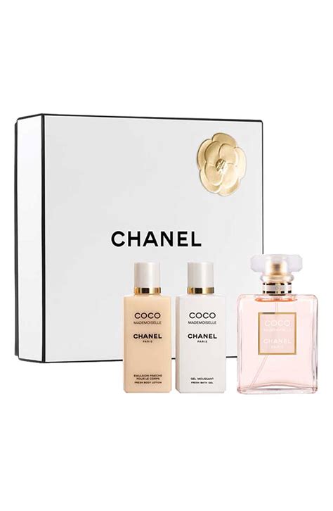 chanel mademoiselle perfume travel set|Chanel gift sets nordstrom.